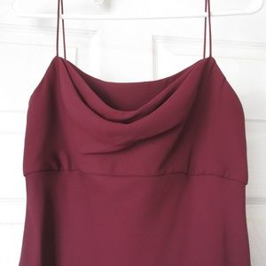 6 12 Michaelangelo Wine Burgundy Evening Gown